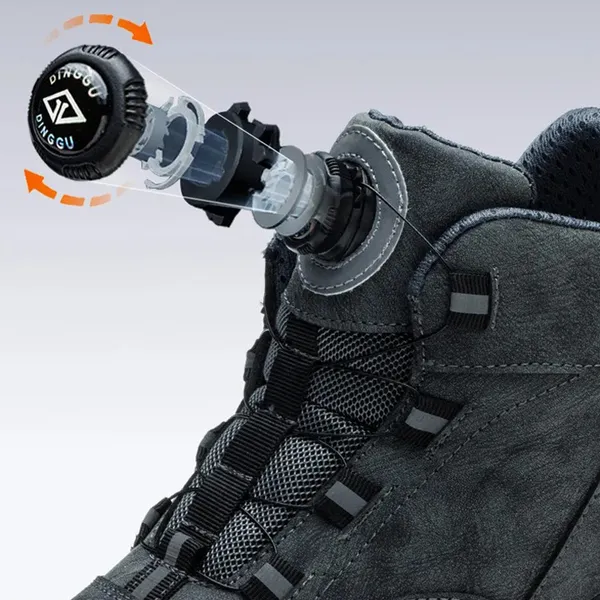 Giày bảo hộ khoá vặn cao cấp VA25 chống thấm nước, chống đinh, chống trơn trượt, thiết kế thời trang