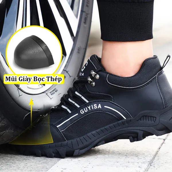 Giày bảo hộ lao động đẹp cho nam kiểu dáng thể thao vừa mang đi làm vừa đi chơi VA16