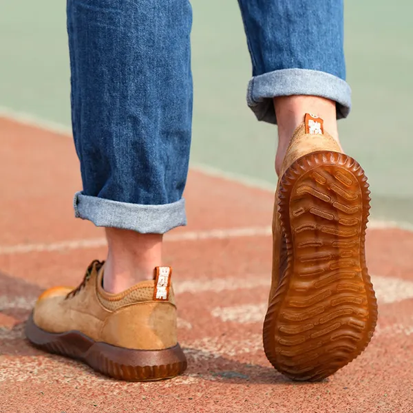 Giày Bảo Hộ Lao Động Thể Thao Mũi Thép Đế Kevlar Giảm Sốc VA13 