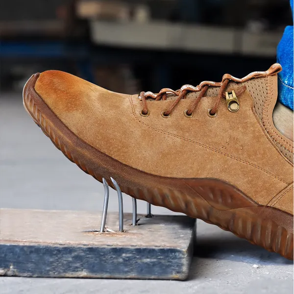 Giày Bảo Hộ Lao Động Thể Thao Mũi Thép Đế Kevlar Giảm Sốc VA13 