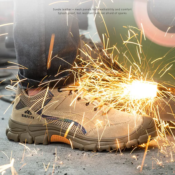 Giày Bảo Hộ Thể Thao Tphcm Nhập Khẩu Mũi Thép Chống Va Đập Đế Kevlar Chống Đâm Xuyên VA04N 