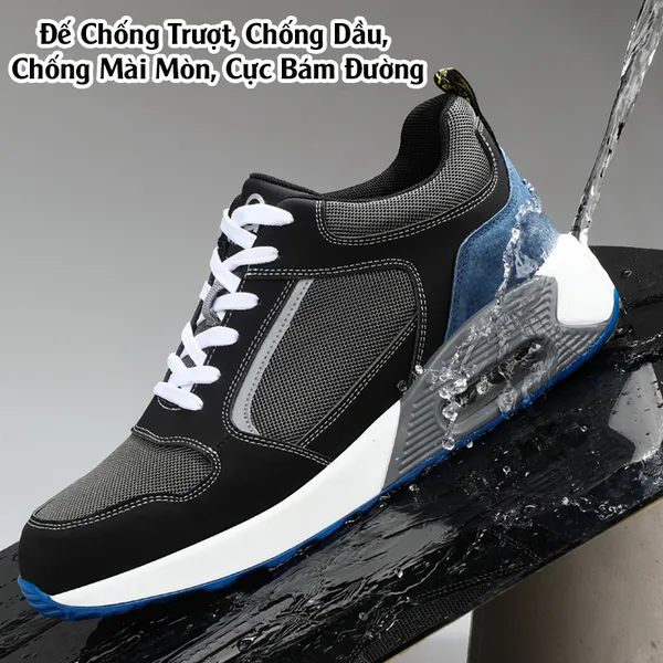 Giày Bảo Hộ Thời Trang Giá Rẻ Mũi Thép Chống Va Đập, Chống Đâm Xuyên VA06XD 