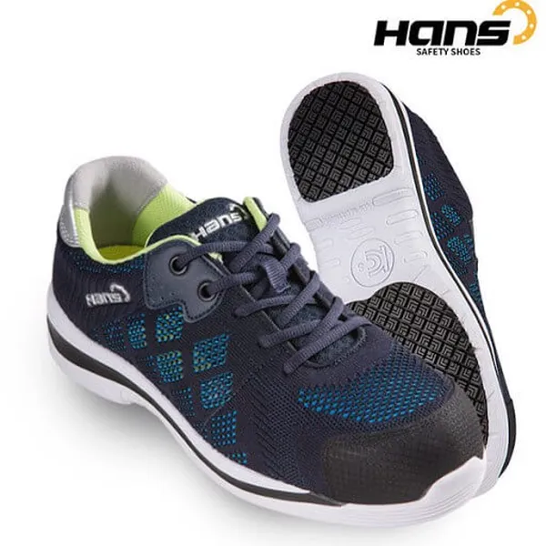 Giày Bảo Hộ Siêu Nhẹ Hàn Quốc HANS HS-90 Aqua Blue