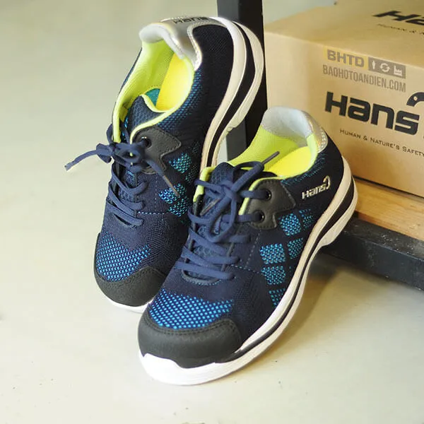 Giày Bảo Hộ Siêu Nhẹ Hàn Quốc HANS HS-90 Aqua Blue