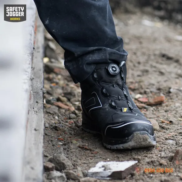 Giày Bảo Hộ  Jogger Cador S3 Mid TLS (Khóa Vặn)