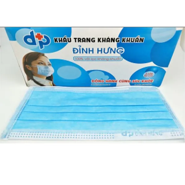 Khẩu tran y tế tiệt trùng 3 lớp Đỉnh Hưng
