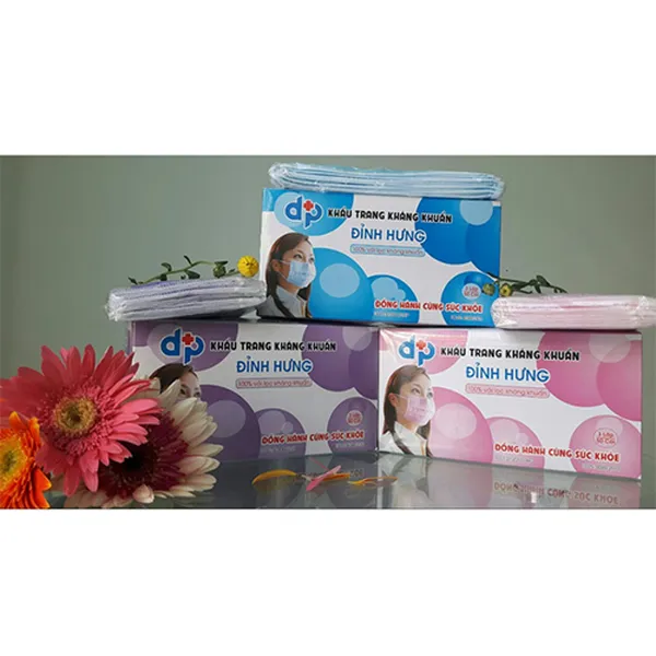 Khẩu trang y tế 4 lớp Đỉnh Hưng 