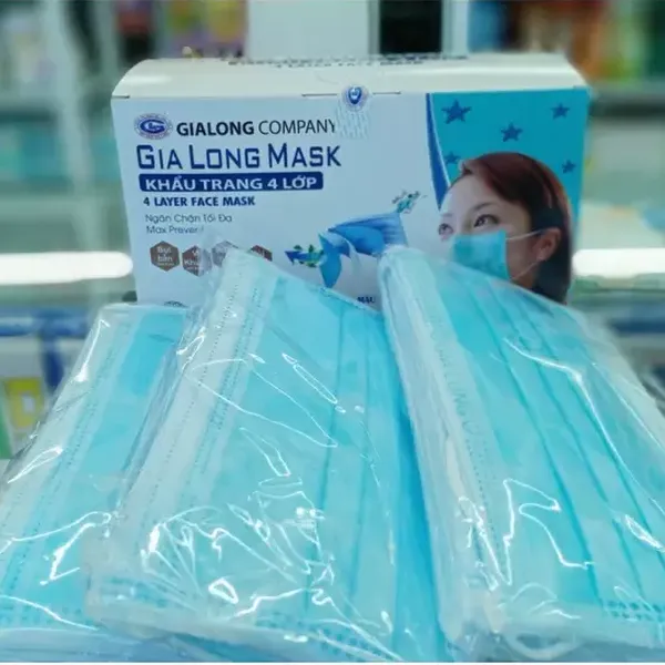 Khẩu trang y tế 4 lớp Gia Long