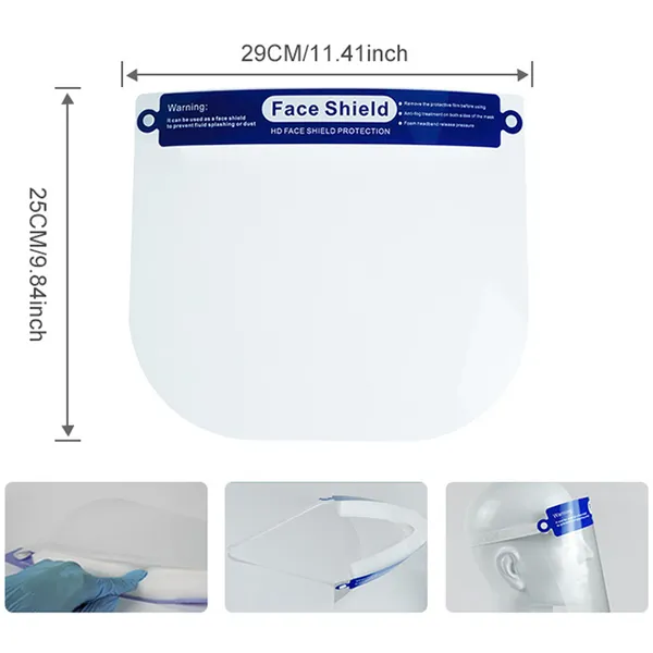 Kính Chống Giọt Bắn, Kính Chắn Giọt Bắn Face Shield Chống Dịch Cho Người Lớn & Trẻ Em