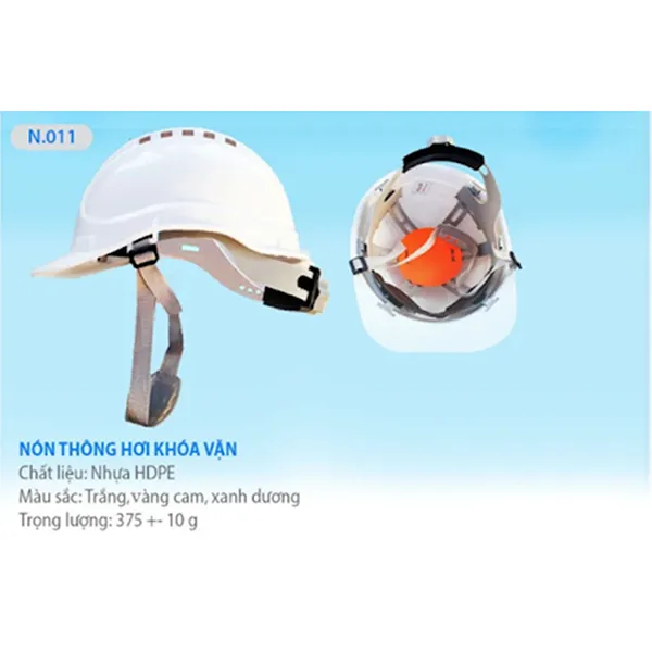 Mũ bảo hộ thông hơi khóa vặn BB N011