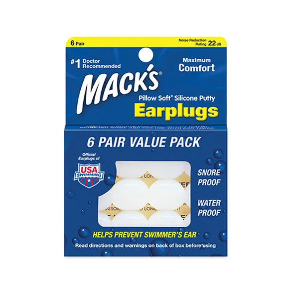 Nút tai chống ồn cho trẻ em và người sau phẫu thuật Mack's loại 6 cặp