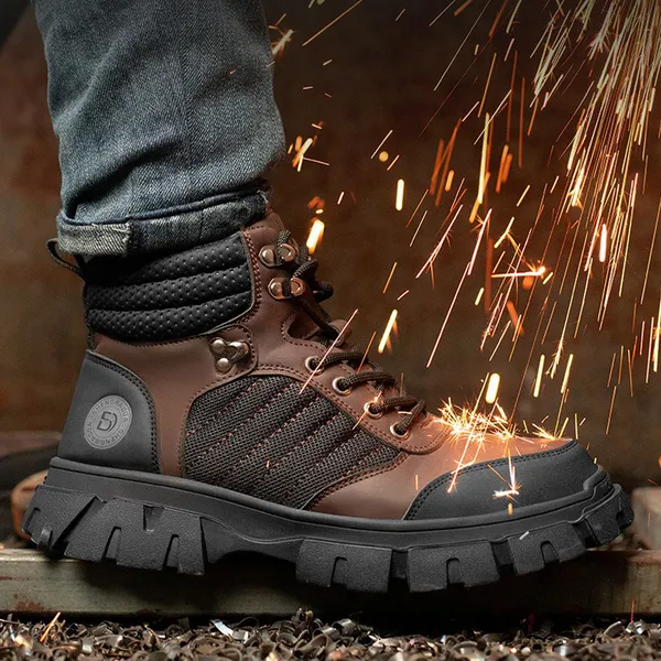 Giày bảo hộ cao cổ cao cấp VA26 mũi thép, đế thép, chống đinh, chống trơn trượt