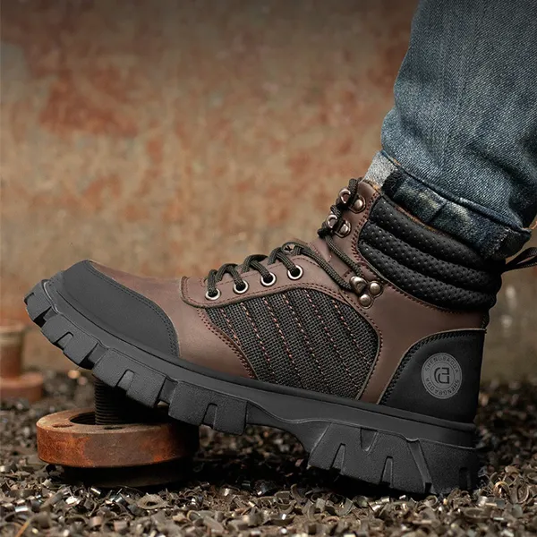 Giày bảo hộ cao cổ cao cấp VA26 mũi thép, đế thép, chống đinh, chống trơn trượt