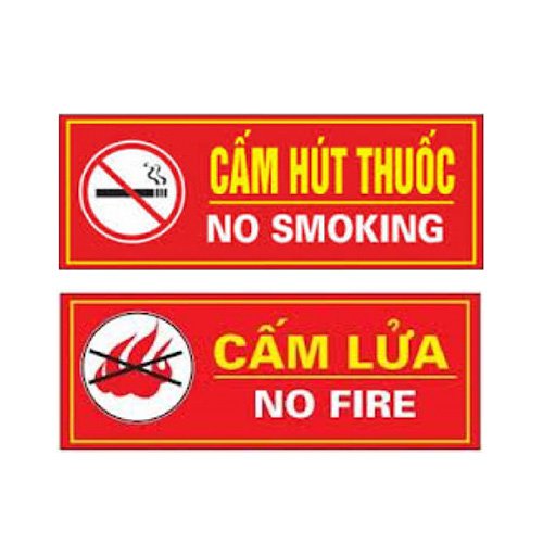 Bảng Nội quy + Tiêu lệnh + Cấm lửa + Cấm hút thuốc