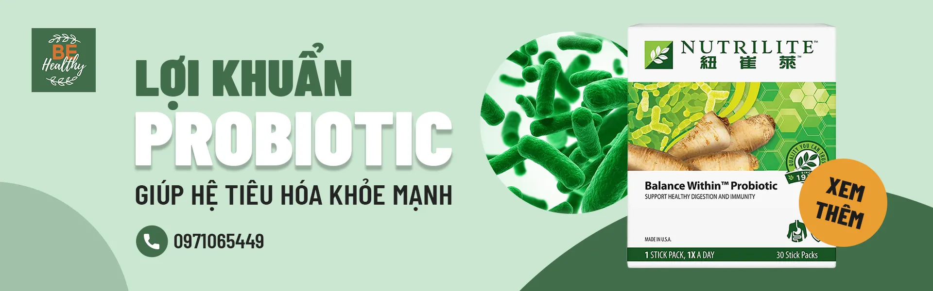 LỢI KHUẨN PROBIOTIC NUTRILITE - GIÚP HỆ TIÊU HÓA KHỎE MẠNH và TĂNG SỨC ĐỀ KHÁNG