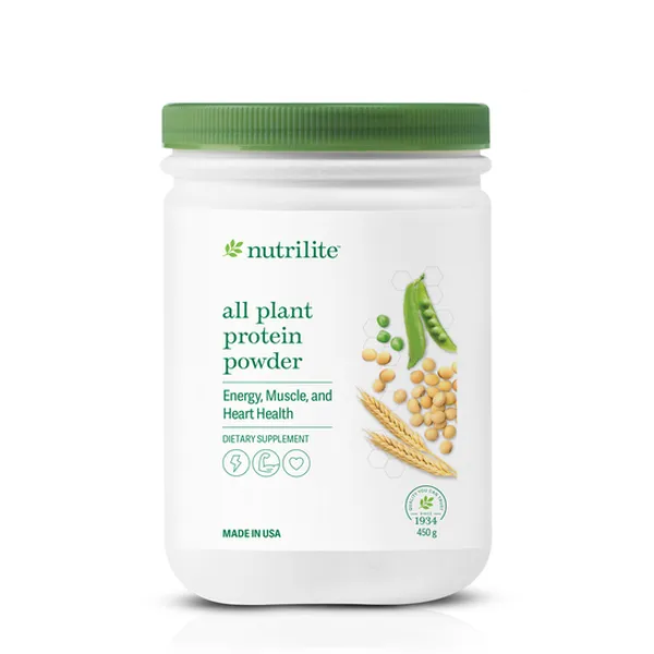 ĐẠM THỰC VẬT NUTRILITE ALL PLANT PROTEIN POWDER PHÒNG CHỐNG UNG THƯ