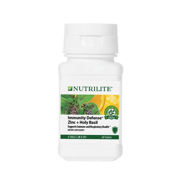KẼM NUTRILITE IMMUNITY DEFENSE ZINC + HOLY BASIL BỔ PHỐI, TĂNG SỨC ĐỂ KHÁNG