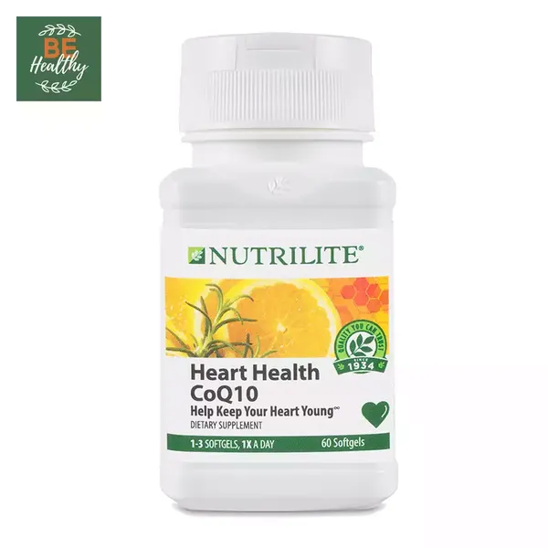 NUTRILITE Heart Health CoQ10 LÊN MEN TỰ NHIÊN NGĂN NGỪA LÃO HÓA - TỐT CHO TIM MẠCH