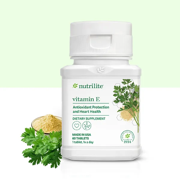 VITAMIN E TỰ NHIÊN NUTRILITE CHỐNG LÃO HÓA, BẢO VỆ TIM MẠCH