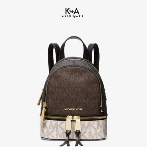 Ba lô mini hàng hiệu Michael Kors Mini Multi Logo Backpack