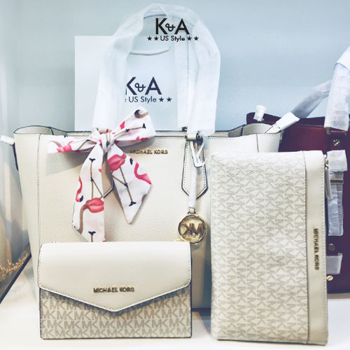 Túi xách công sở Michael Kors đeo vai Kimberly 3 in 1 Tote Bag