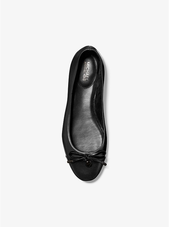 Giày Búp Bê MICHAEL KORS 40R8MLFPAL Melody Two-Tone Ballet Flat- BLACK