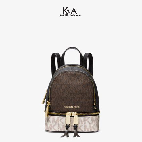 Ba lô mini hàng hiệu Michael Kors Mini Multi Logo Backpack