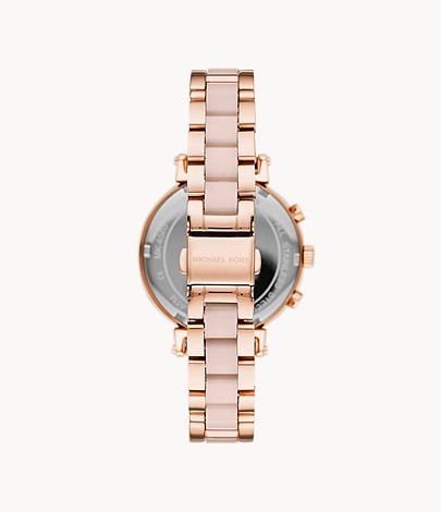 Liliane Pavé Rose Goldtone Watch And Bracelet Gift Set  Michael Kors