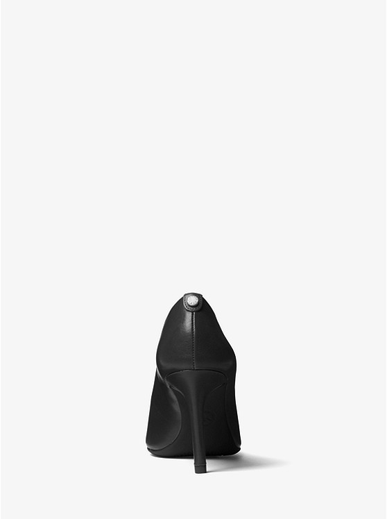 Giày cao gót Michael Kors nữ Dorothy Flex Leather Pump-BLACK