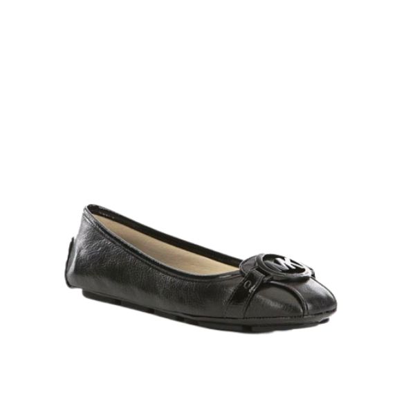 Giày búp bê Michael Kors nữ Giày Fulton Moc Black logo