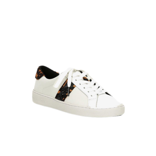 Giày sneaker Michael Kors Authentic USA cho nữ 43F0IRFP7L IRVING STRIPE LACE UP LEATHER