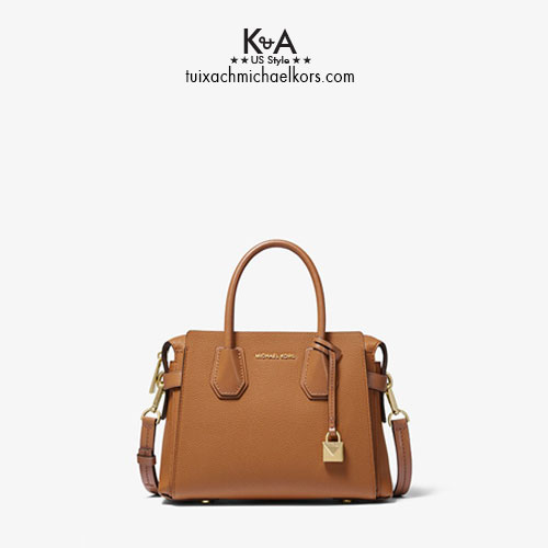 Mercer small pebbled hot sale leather belted satchel