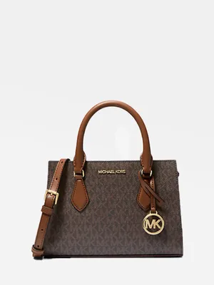 Túi Xách Michael Kors 35S3G6HS5B Sheila Sm Cz Satchel Brown