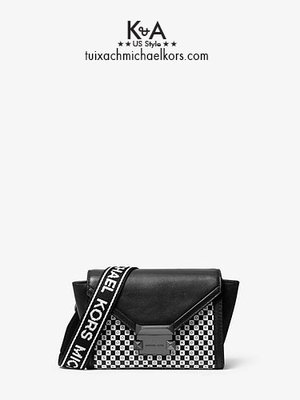 Túi xách Michael Kors đeo chéo Whitney Mini Checkerboard Logo Leather Convertible Crossbody Bag