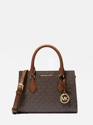 Túi Xách Michael Kors 35S3G6HS5B Sheila Sm Cz Satchel Brown