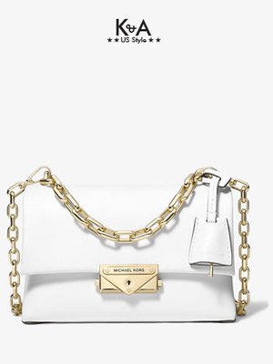 Túi Michael Kors Cece Mini Optic White Chain Xbody Bag