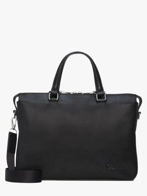 Túi Calvin Klein Nam 46209953 Refined Leather Slim Briefcase
