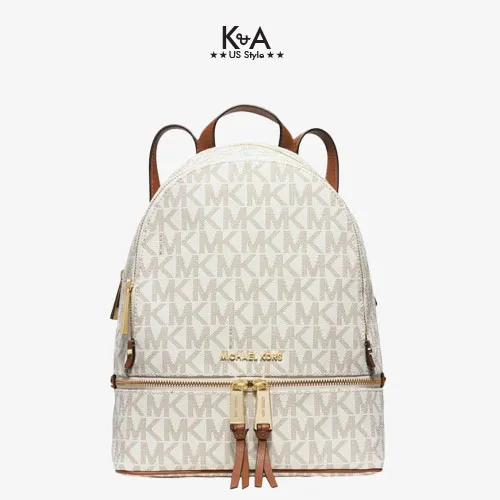 Ba lô hàng hiệu Michael Kors Rhea Medium Vanilla Backpack