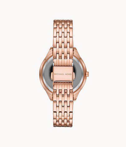 Đồng hồ Michael Kors MK7085 Women's Mindy Three Hand Rose Gold Tone Stainless Steel Watch