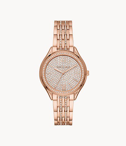 Michael Kors MK5945 Camille Gold Plated Womens Watch 33mm