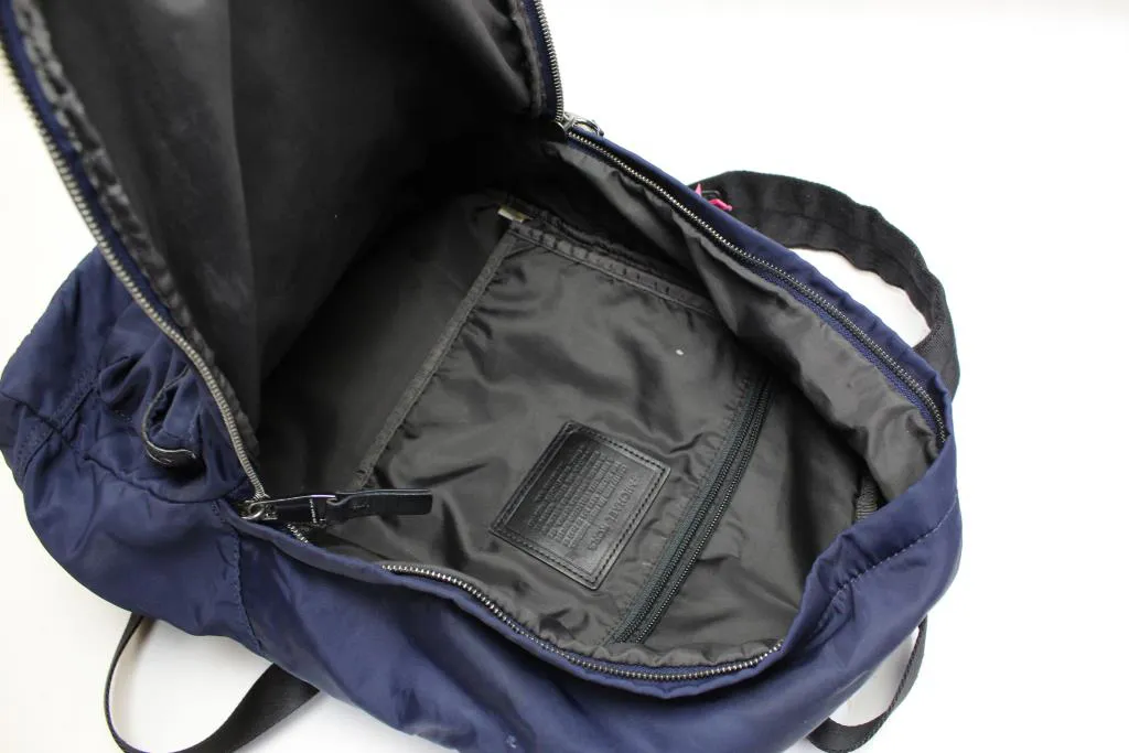 Michael Kors 37F2LCOB2P Cooper Logo Backpack IN BLUE