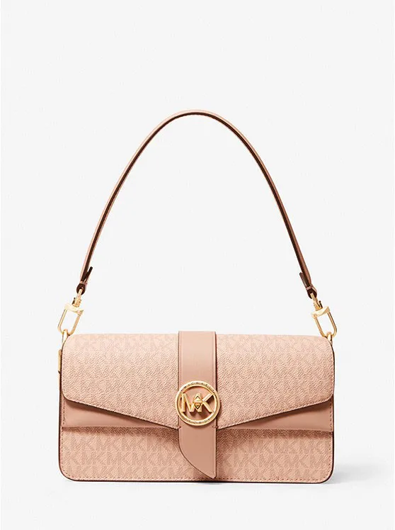 MICHAEL MICHAEL KORS Rose quilted faux leather shoulder bag  Sale up to  70 off  THE OUTNET