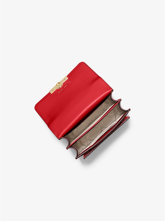 Túi Michael Kors 32S9GJ4C0L Jade Extra Small Leather Crossbody Bag Red