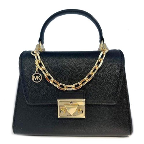 Túi Michael Kors 35S2GNRS5L SERENA SM TH TRPZD SATCHEL LEATHER BLACK