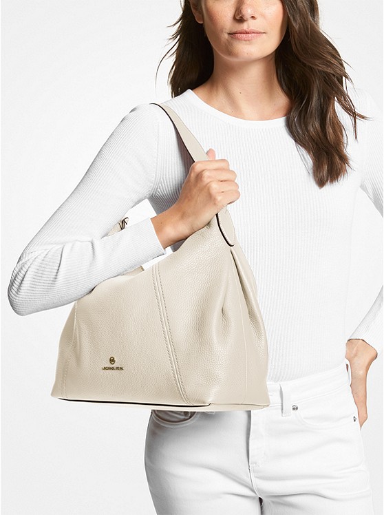 Túi Michael Kors màu trắng đeo vai lớn 30F1L4SL3L Sienna Large Convertible Shoulder Bag