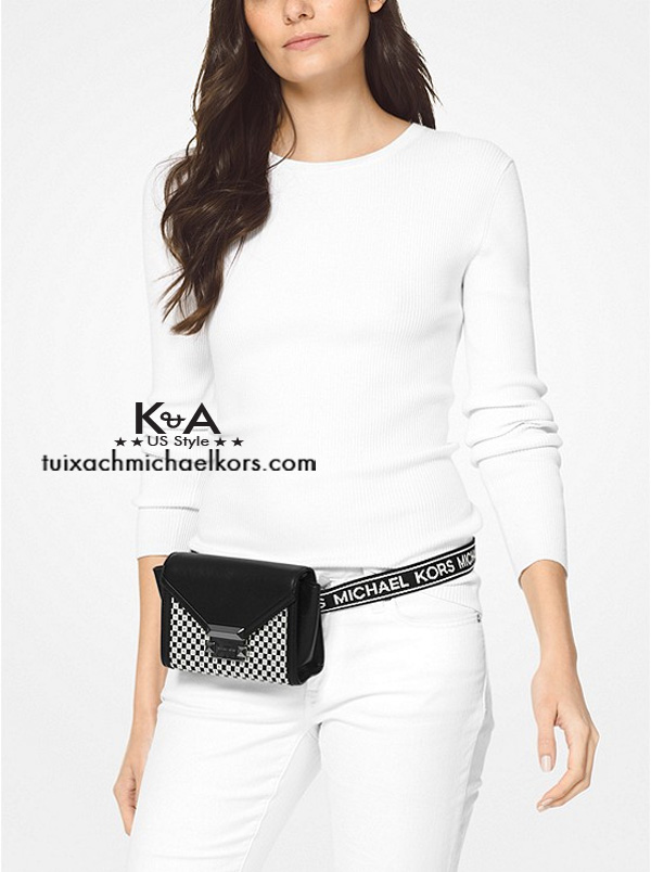 Túi xách Michael Kors Whitney Mini Checkerboard Logo Leather Convertible  Crossbody Bag