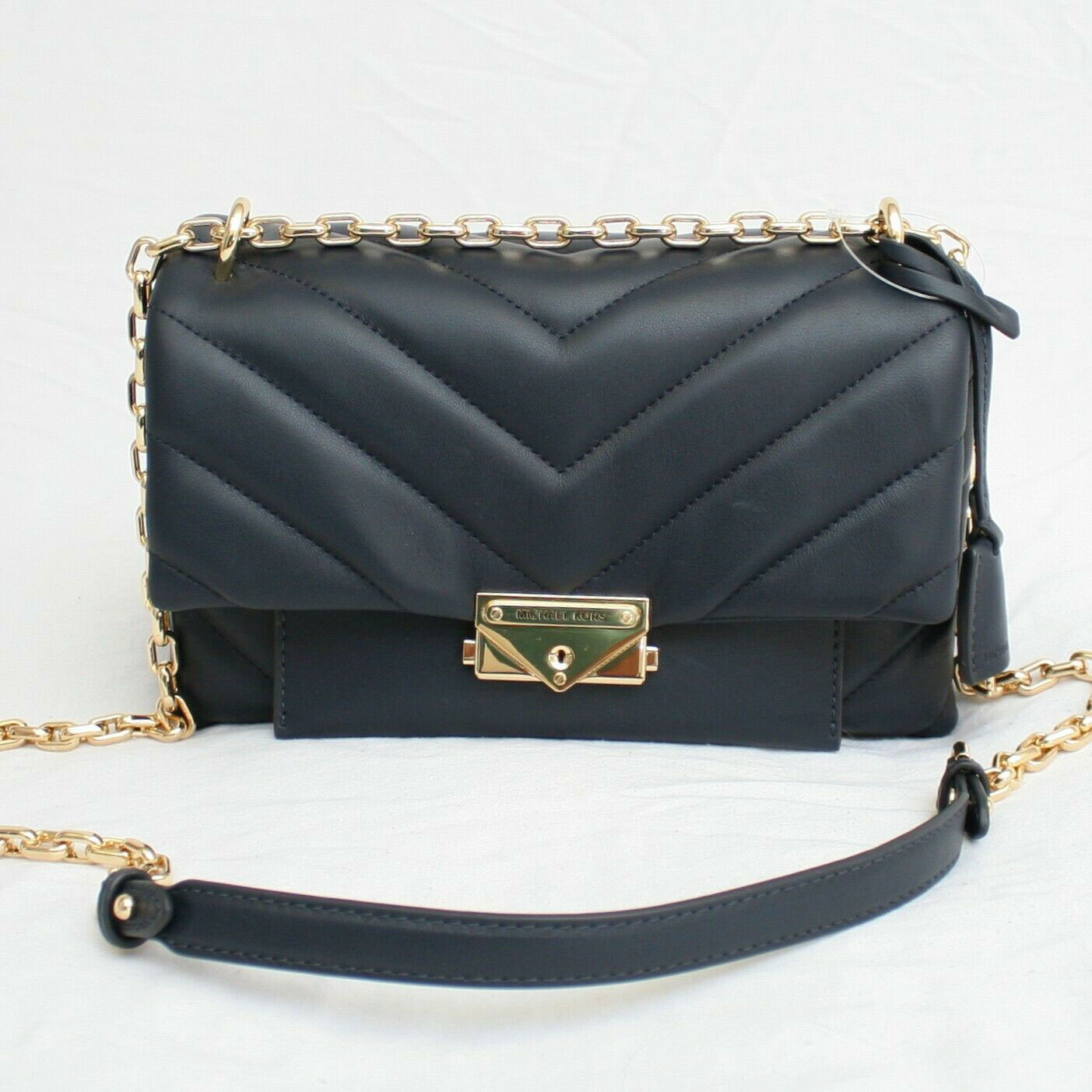 Túi xách Michael Kors hàng hiệu authentic Cece Medium Black Shoulder Bag,  túi xách michael kors