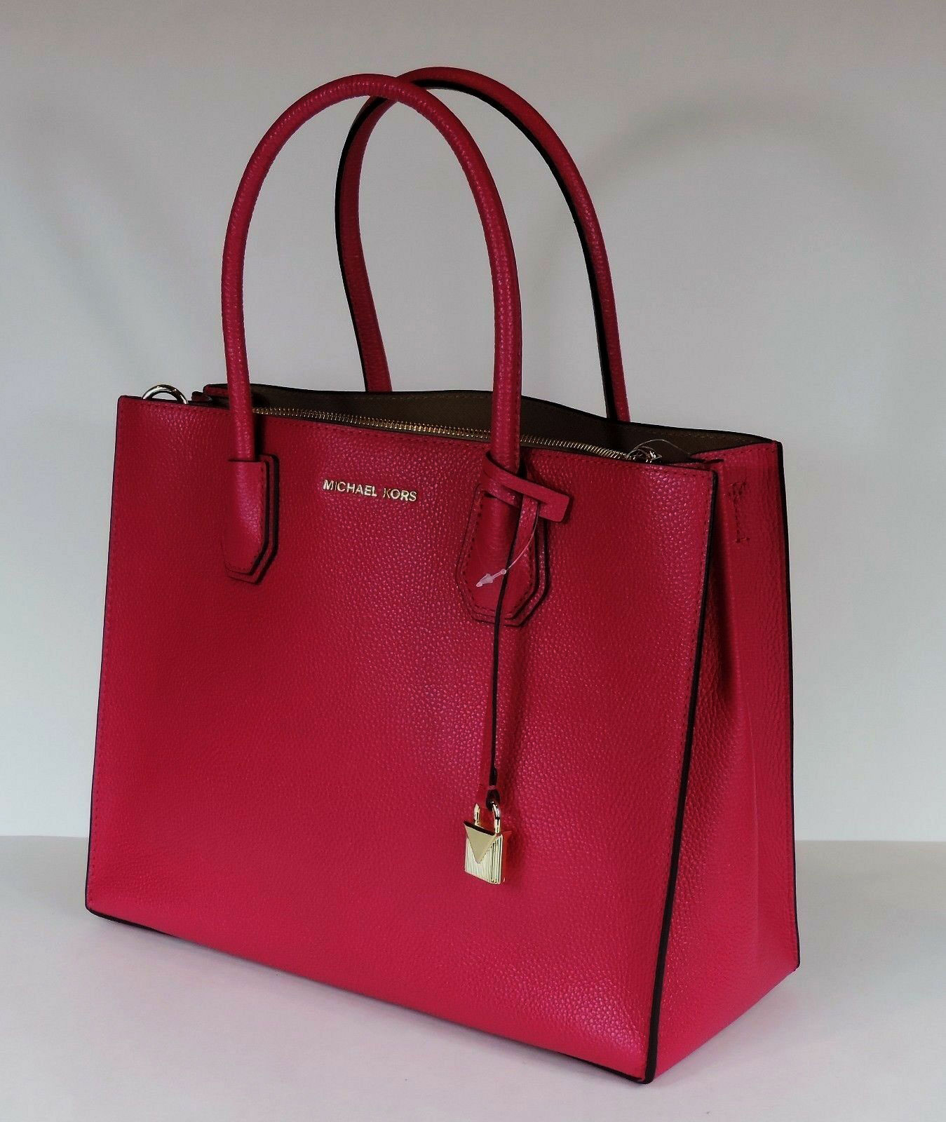 Túi MK Cindy hến sa mềm màu đỏ size 22cm Linh Store USA  Hàng xách tay Mỹ