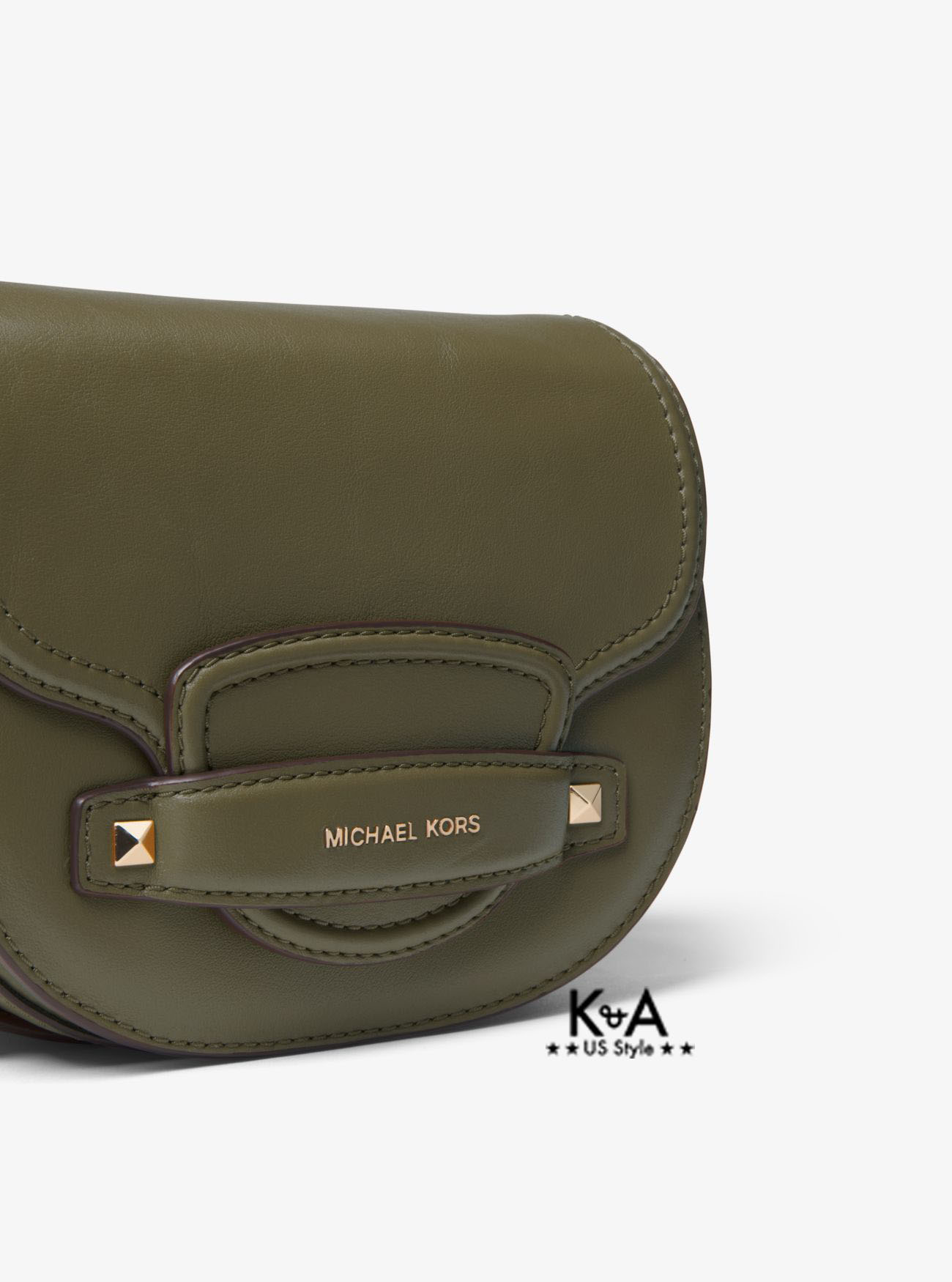 Túi xách Michael Kors chính hãng bán ở đâu Cary Small Leather Saddle Bag