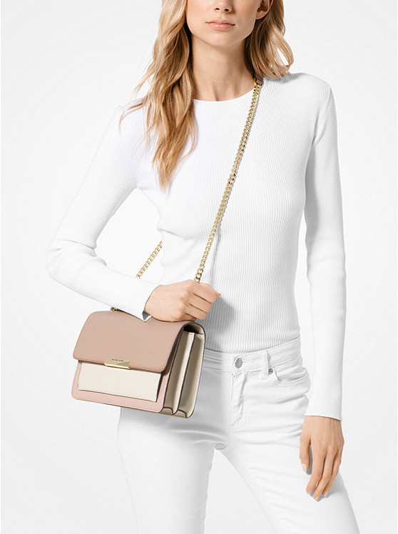 Túi xách Michael Kors hàng hiệu authentic Jade Large Suggest Shoulder Bag,  túi xách MK nữ